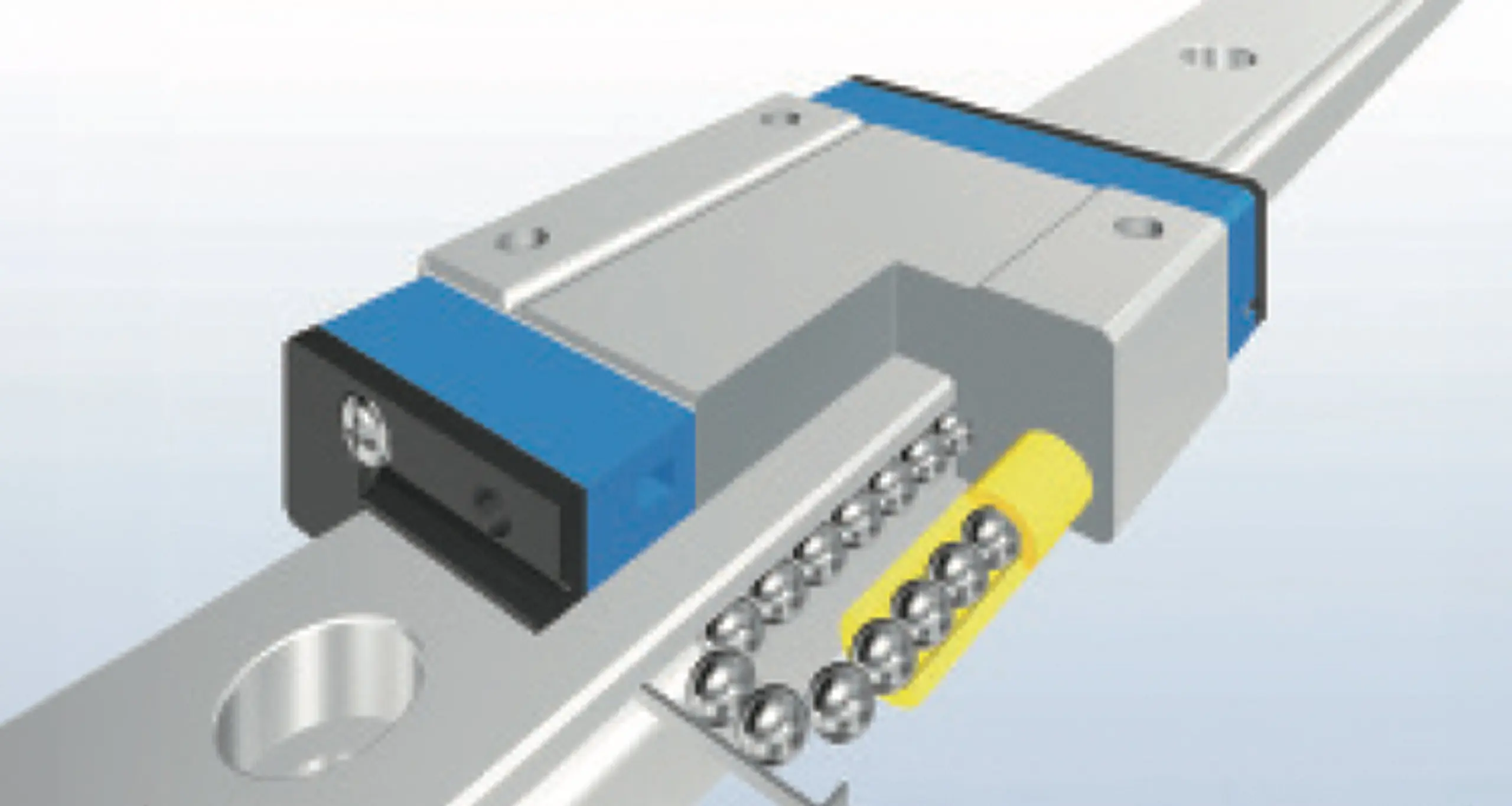 C-Lube technology keeps our linear guides running without the need to add lubricant. While we conservatively cite 20,000 km as the maintenance interval, our tests show that C-Lube can in fact go for much longer.