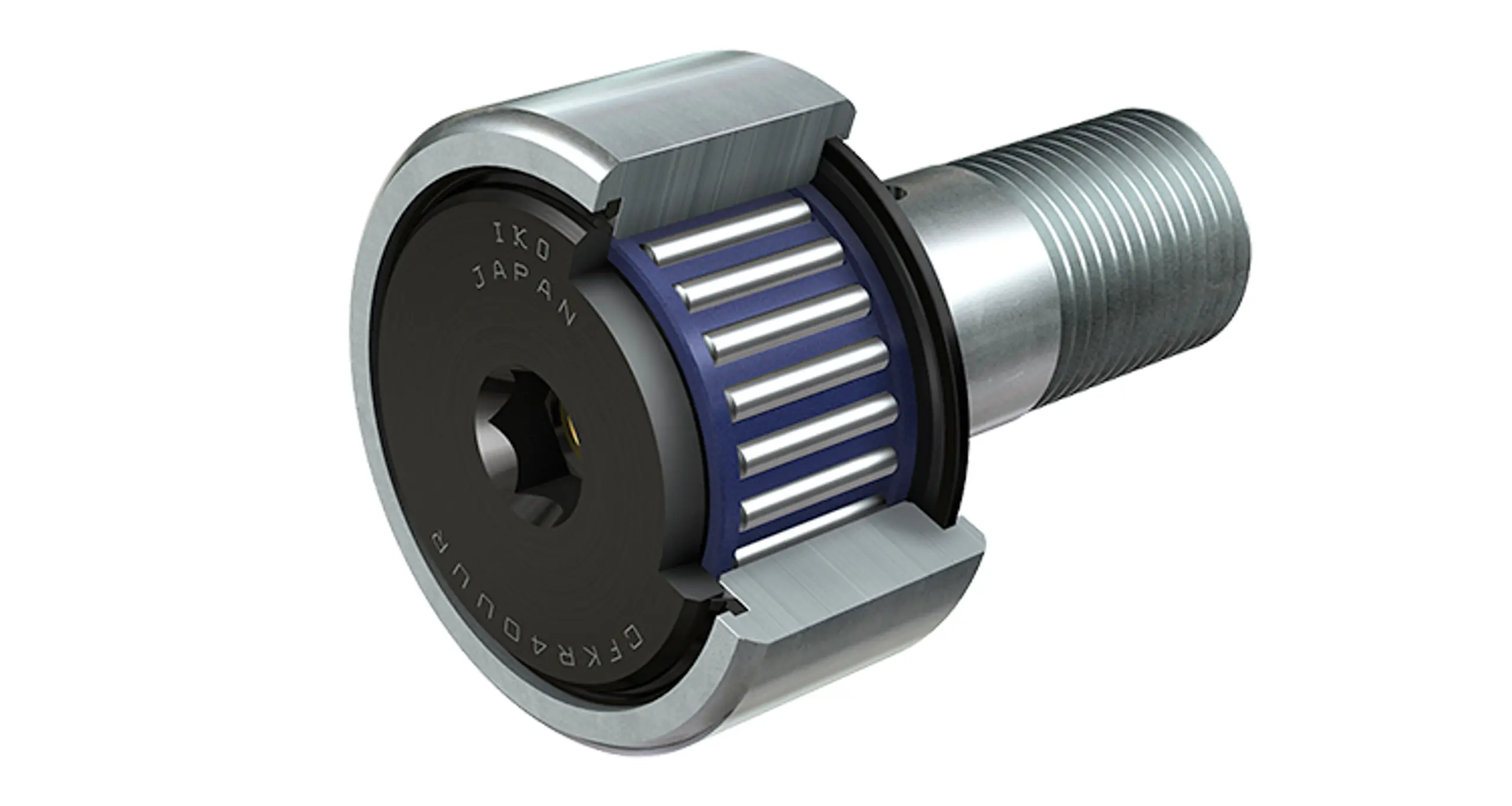 Cam followers are typically easy to install and tighten using a hex key/Allen wrench.