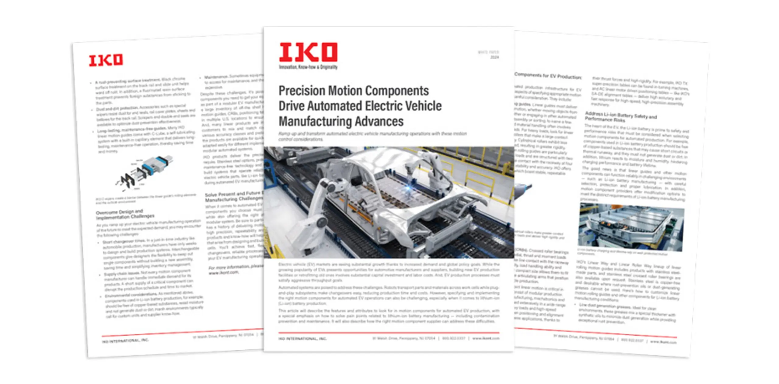 New White Paper: Precision Motion Components Drive Automated Electric Vehicle Manufacturing Advances