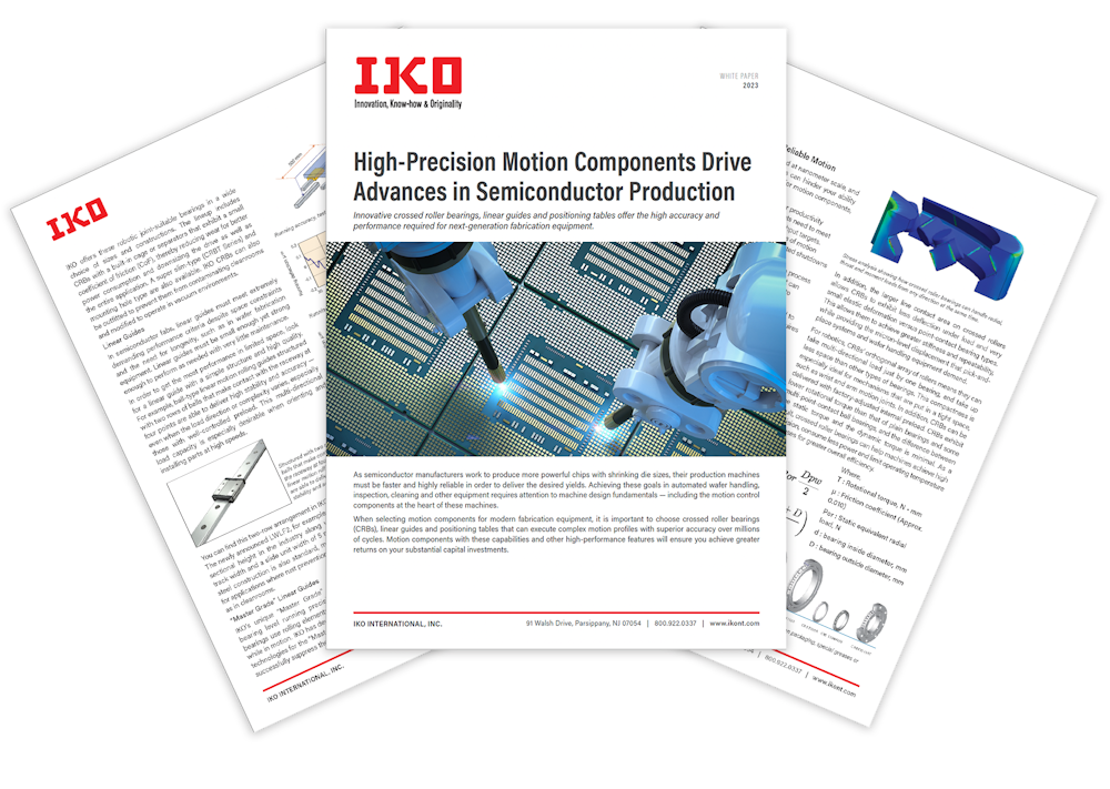 White Paper: High-Precision Motion Components Drive Advances in Semiconductor Production