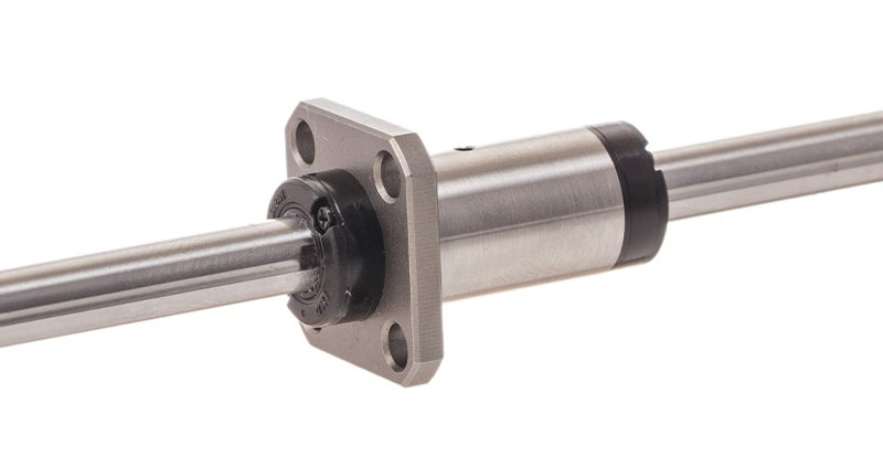IKO’s LSAG Linear Ball Spline Series is available with a stainless steel shaft and in sizes as small as a 2-mm shaft diameter and 6-mm external cylinder OD.