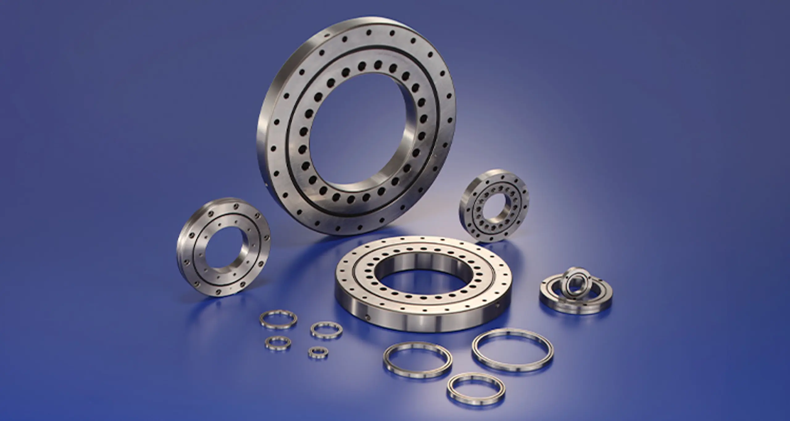 Figure 1. With modifications to withstand vacuums or temperature variations, crossed roller bearings can operate reliably aboard spacecraft.